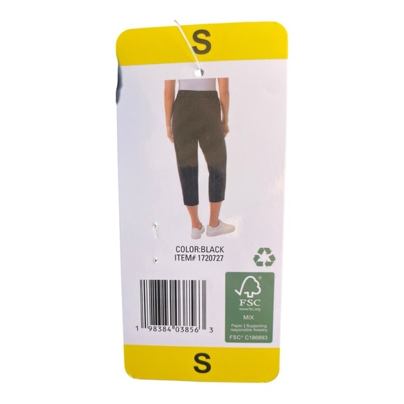 32 Degrees Pull On Black Capris (Women's S) - Picture 14 of 15